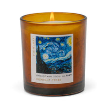 Load image into Gallery viewer, Van Gogh The Starry Night glass candle