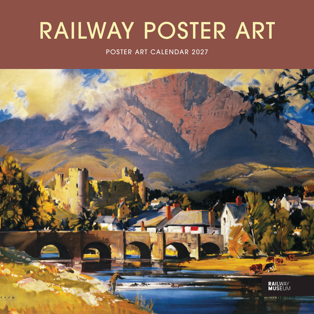 Railway poster art 2027 calendar | National Museums Liverpool Shop