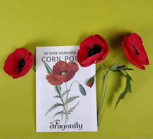 Load image into Gallery viewer, Corn poppy paper flower craft pack