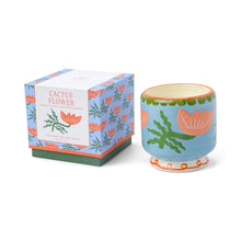 Load image into Gallery viewer, Adopo ceramic candle - cactus flower