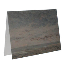 Load image into Gallery viewer, Low Tide at Trouville (Marée basse à Trouville) greeting card