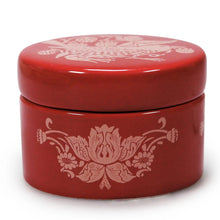 Load image into Gallery viewer, William morris raspberry trinket box