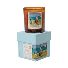Load image into Gallery viewer, Renoir Figures on the Beach glass candle