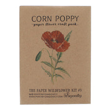 Load image into Gallery viewer, Corn poppy paper flower craft pack