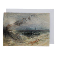Load image into Gallery viewer, A Steamer off Ostend greeting card