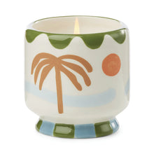 Load image into Gallery viewer, Adopo ceramic candle - palm tree