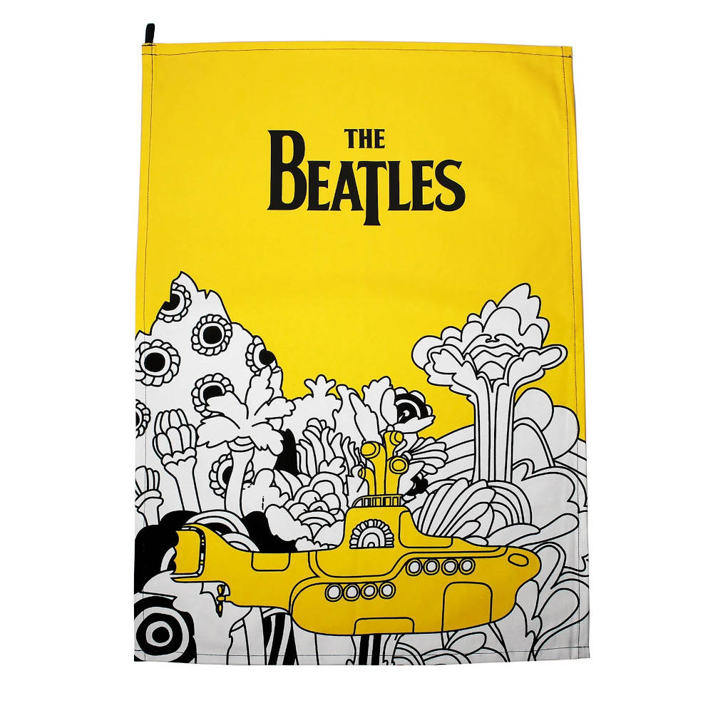 The Beatles Yellow Submarine Tea Towel National Museums Liverpool Online Shop