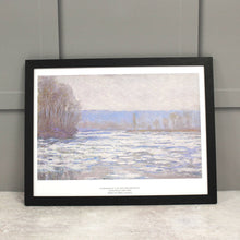 Load image into Gallery viewer, Ice Breaking up on the Seine, near Bennecourt print