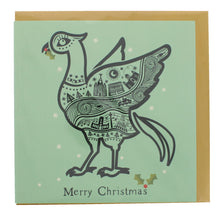 Load image into Gallery viewer, Liverpool Liver Bird illustration Christmas card