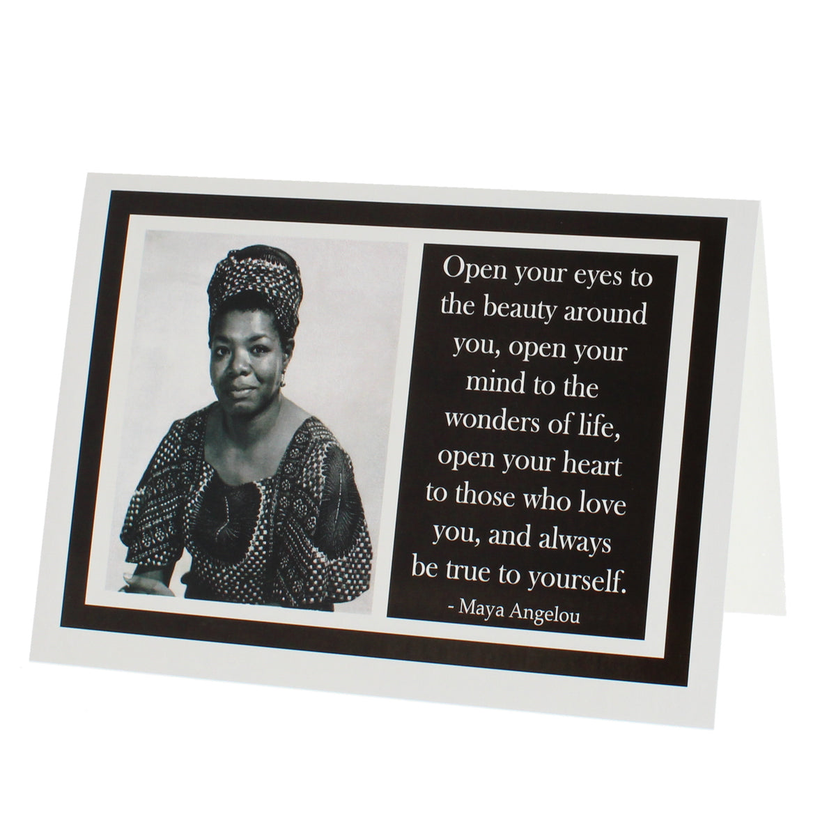 Quote Maya Angelou Greeting Card - National Museums Liverpool Shop