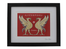 Load image into Gallery viewer, YNWA liver bird framed print