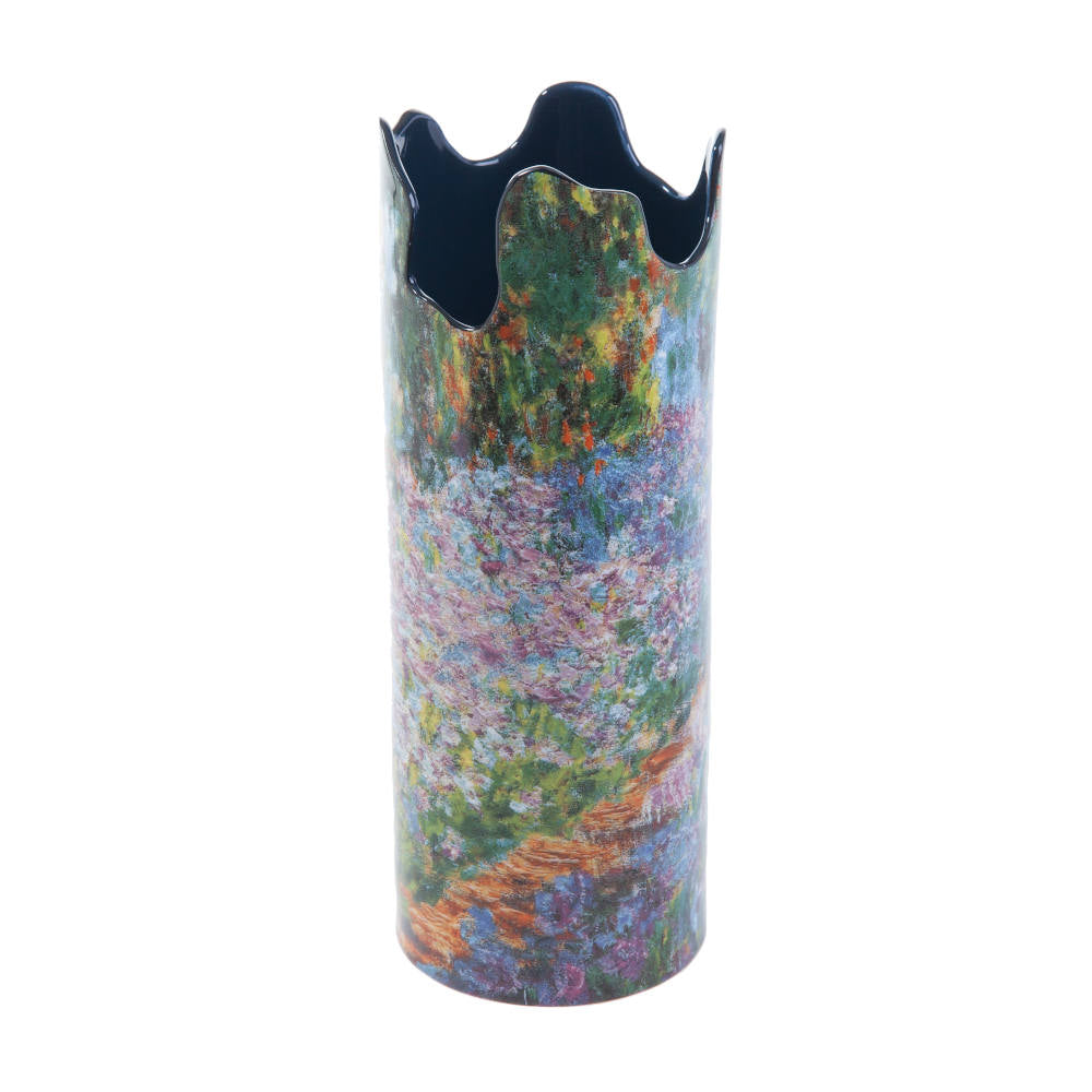 Monet Irises in Garden vase