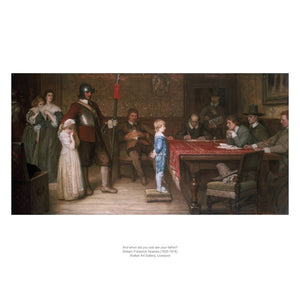 And When Did You Last See Your Father? print