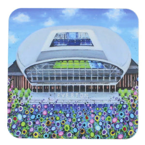 Bramley Moore Dock stadium floral coaster