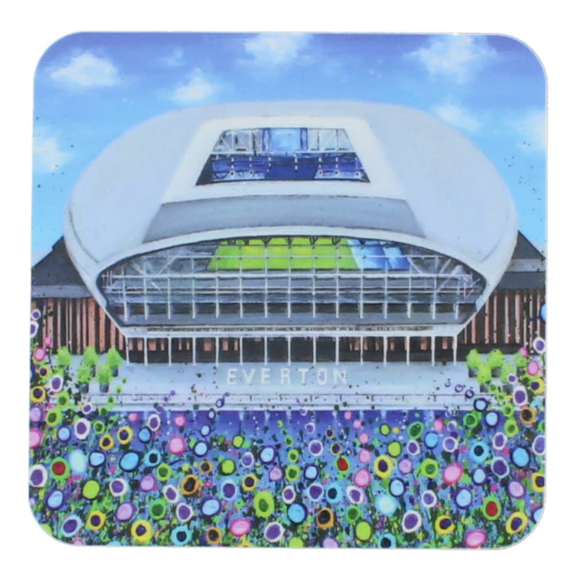Bramley Moore Dock stadium floral coaster