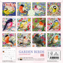 Load image into Gallery viewer, Sophie Adde: Garden Birds 2027 Mini Calendar
