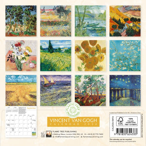 Van Gogh 2026 mini calendar