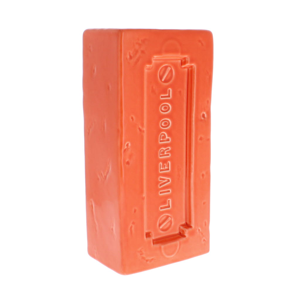 Liverpool Brick Vase Orange