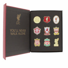Load image into Gallery viewer, Liverpool FC crests 9pc badge set