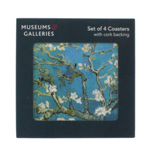 Load image into Gallery viewer, Almond blossom coaster set