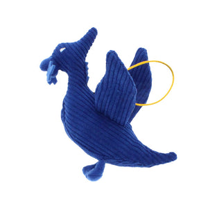 Liver bird blue corduory decoration