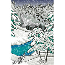 Load image into Gallery viewer, Snowy night christmas card pack