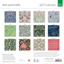 Load image into Gallery viewer, Arts &amp; Crafts 2027 calendar