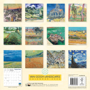 Van Gogh landscapes 2026 calendar