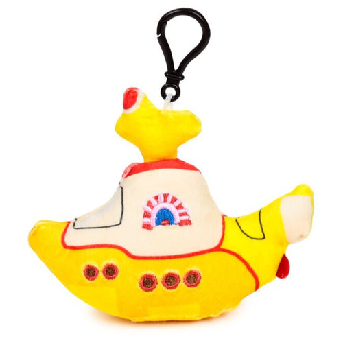 Yellow submarine mini plush keyring