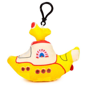 Yellow submarine mini plush keyring