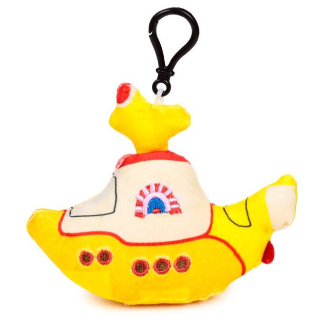 Yellow submarine mini plush keyring