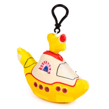 Load image into Gallery viewer, Yellow submarine mini plush keyring