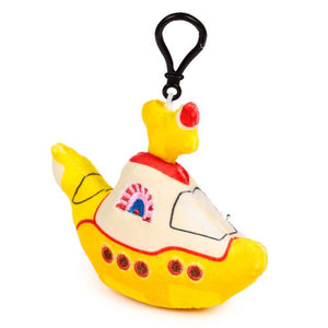 Yellow submarine mini plush keyring