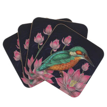 Load image into Gallery viewer, Kingfisher coaster set