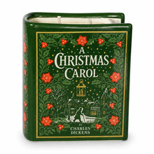 Load image into Gallery viewer, A christmas carol ceramic candle book