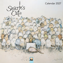 Load image into Gallery viewer, Ronald Searle's Cats 2027 Mini Calendar