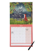Load image into Gallery viewer, Fox Under the Moon 2027 calendar