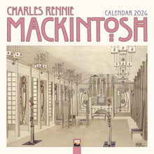 Load image into Gallery viewer, Charles Rennie Mackintosh 2026 calendar
