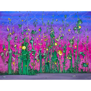 Weeds at the End of the World (Ultramarine, Magenta) by Mimei Thompson £3,300