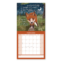 Load image into Gallery viewer, Fox Under the Moon 2026 calendar