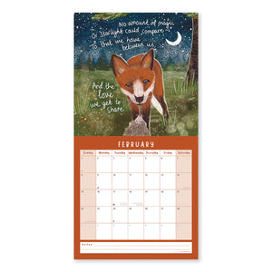 Fox Under the Moon 2026 calendar