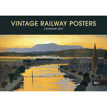Load image into Gallery viewer, Vintage railway poster 2027 calendar