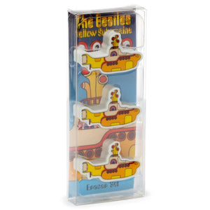 Yellow submarine eraser set