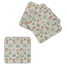 Load image into Gallery viewer, Daisy pattern set of 4 coasters
