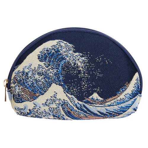 Great wave cosmetic bag