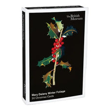 Load image into Gallery viewer, Winter foilage christmas card pack