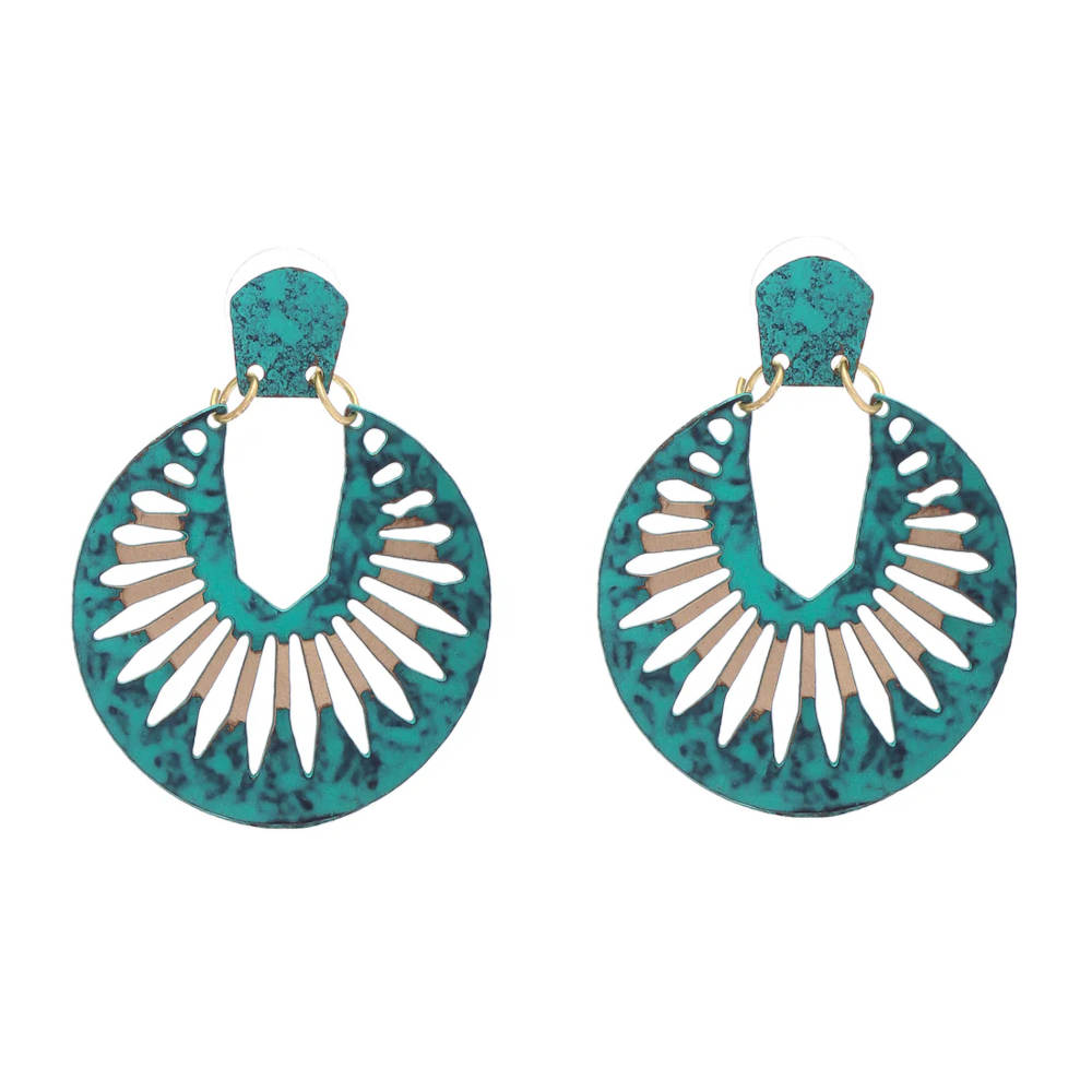 Naazia earrings green