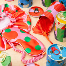 Load image into Gallery viewer, Tinned Goods Eye Mask &amp; Shower Cap