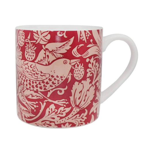 William morris raspberry mug
