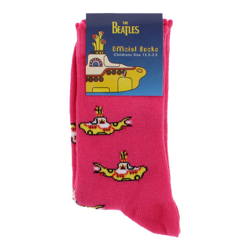Kids yellow submarine 12.5 - 3.5 socks